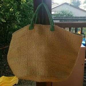 Straw bag